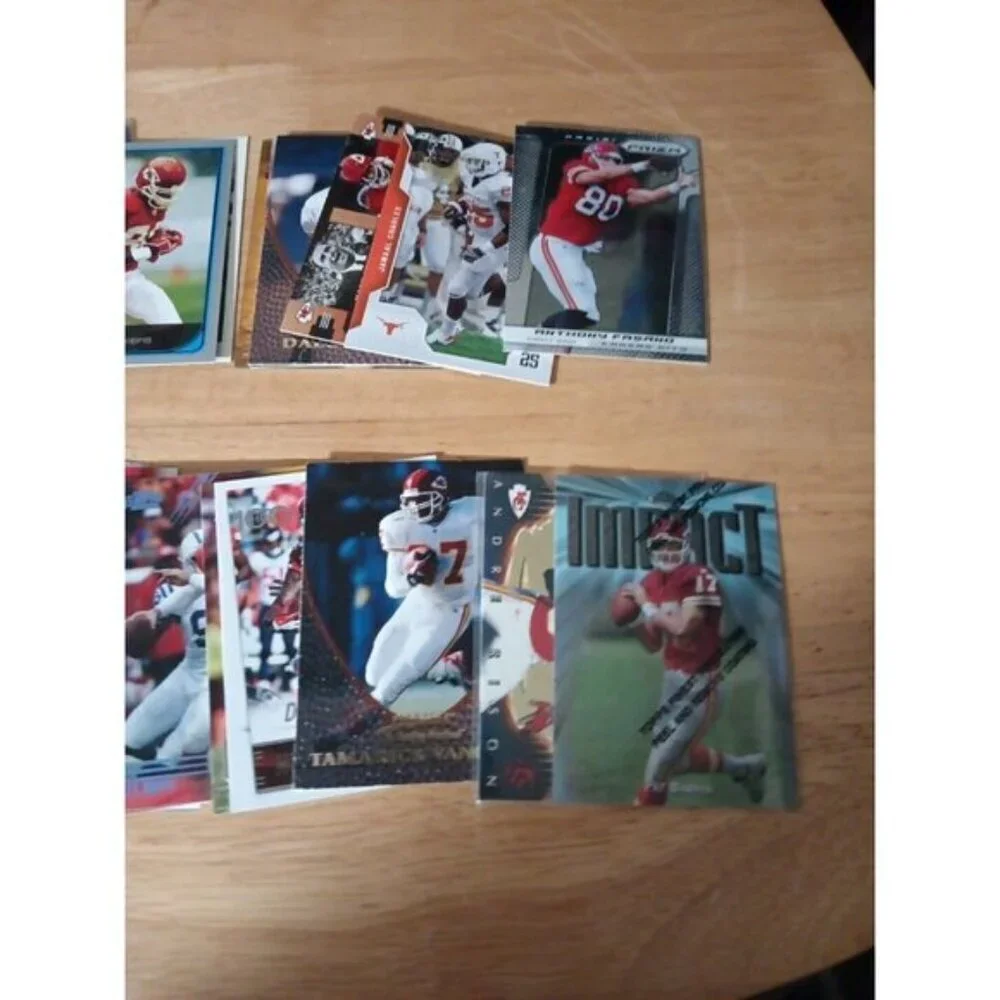 NFL Football 75 card lot  Kansas City Chiefs Legends Bell Thomas Lanier